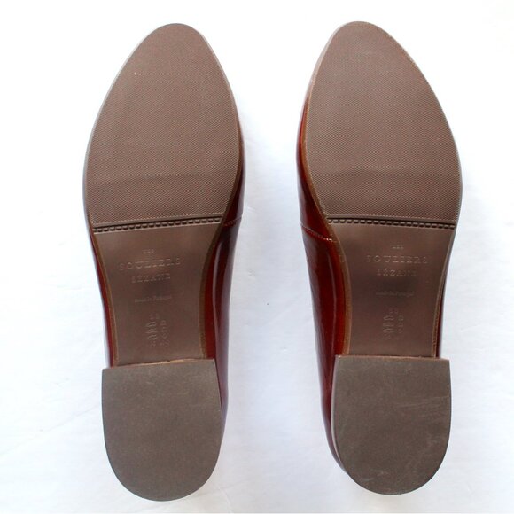 Sézane Ninon Low Ballerinas / Size 38 / US 7 / Patent Mahogany - Picture 8 of 9